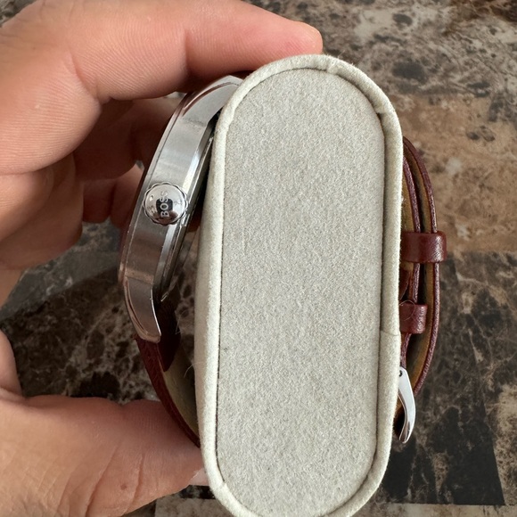 Hugo Boss Classic Silver Colored/ Leather 44mm - Picture 3 of 8